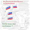 Cartoon: Pro Russland Demos (small) by legriffeur tagged ukraine,ukrainekonflikt,ukrainekrise,ukrainekrieg,deutschland,russland,demos,autokorsos,innenpolitik,legriffeur61,cartoon,cartoons,cartoonsforpeace,putin