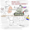 Cartoon: Redet Ihr nur weiter (small) by legriffeur tagged ukrainekonflikt,ukrainekrieg,ukraine,putin,legriffeur61,russland,nato,europa,aussenpolitik,verteidigung,krieg,welt,flucht,flüchtlinge,bundesregierung,cartoon,cartoons,war,guerre,warineurope,guerreeneurope