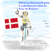 Cartoon: Tour de France 2022 (small) by legriffeur tagged dänemark,tourdefrance,tourteam,tourdefrance2022,rad,radfahren,radsport,radsportler,radrennen