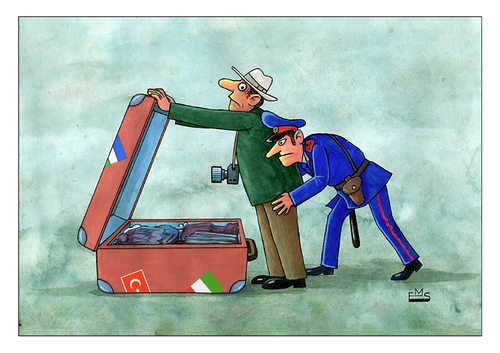 Cartoon: Duty (medium) by Makhmud Eshonkulov tagged duty