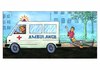 Cartoon: Ambulance (small) by Makhmud Eshonkulov tagged ambulance