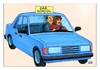Cartoon: Car School (small) by Makhmud Eshonkulov tagged car,school