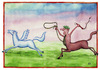 Cartoon: Centaur (small) by Makhmud Eshonkulov tagged centaur