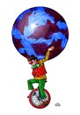 Cartoon: Clown (small) by Makhmud Eshonkulov tagged clown,world