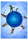 Cartoon: Evolution (small) by Makhmud Eshonkulov tagged evolution