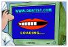 Cartoon: Loading (small) by Makhmud Eshonkulov tagged dentist,dental,care,computer,internet,loading