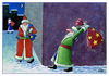 Cartoon: Merry Xmas (small) by Makhmud Eshonkulov tagged xmas,christmas