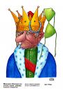 Cartoon: Shoh Toji Ilgak (small) by Makhmud Eshonkulov tagged king