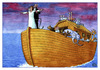 Cartoon: Titanic (small) by Makhmud Eshonkulov tagged titanic,global,warming