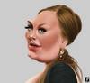 Cartoon: Adele (small) by saman torabi tagged adele