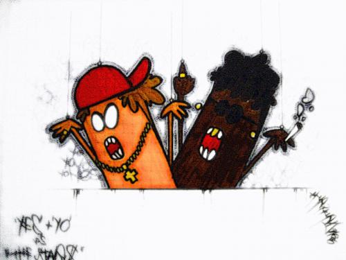 Cartoon: yes n yo (medium) by hurd one tagged rapniggamotherfuckeryeah