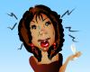Cartoon: The Champagne Face (small) by cindyteres tagged lady,woman,women,charming,champagne,caricature,cartoon,illustrator,vector