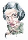 Cartoon: Ayn_Rand (small) by Bob Row tagged ayn,rand,capitalism,meritocracy,neoliberalism,atlas