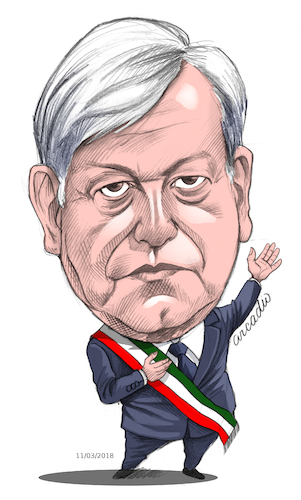 Image result for lopez obrador cartoons