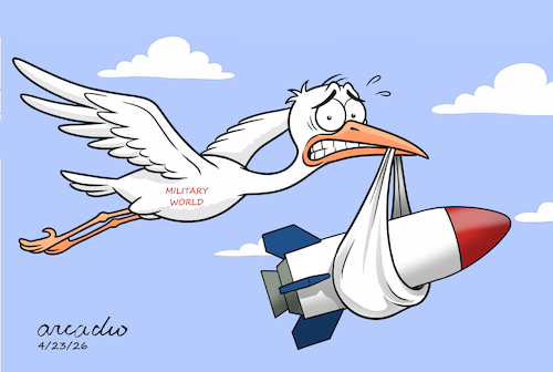 Cartoon: More war than future (medium) by Cartoonarcadio tagged wars,military,missiles