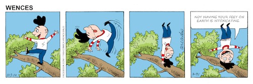 Cartoon: Wences Comic Strip (medium) by Cartoonarcadio tagged wences,comic,strip,humor