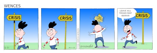 Cartoon: Wences Comic Strip (medium) by Cartoonarcadio tagged wences,comic,strip,humor