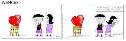 Cartoon: Wences Comic Strip (medium) by Cartoonarcadio tagged wences,comic,strip,humor