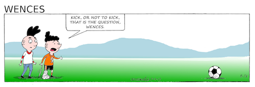 Cartoon: Wences Comic Strip (medium) by Cartoonarcadio tagged wences,comic,strip,humor