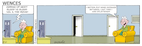 Cartoon: Wences Comic Strip (medium) by Cartoonarcadio tagged wences,comic,strip,humor