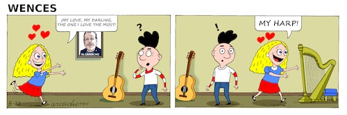 Cartoon: Wences Comic Strip (medium) by Cartoonarcadio tagged wences,comic,strip,humor