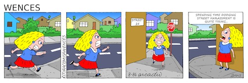 Cartoon: Wences Comic Strip (medium) by Cartoonarcadio tagged wences,comic,strip,humor