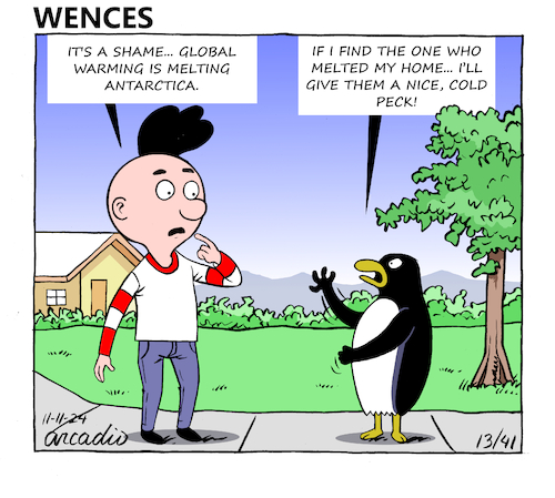Cartoon: The adventures of Wences (medium) by Cartoonarcadio tagged comic,humor,strip