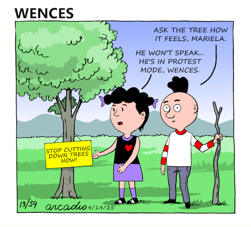 Cartoon: The adventures of Wences (medium) by Cartoonarcadio tagged comic,wences,humor