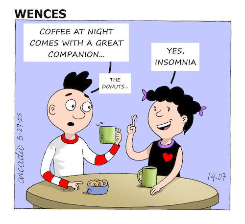 Cartoon: Wences and his friends (medium) by Cartoonarcadio tagged humor,comic