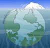 Cartoon: A torn planet. (small) by Cartoonarcadio tagged planet,earth,environment,pollution,global,warming