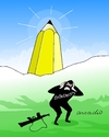 Cartoon: After the atack of Charlie Hebdo (small) by Cartoonarcadio tagged charlie,hebdo,terror,violencia,francia,cartoons
