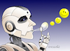 Cartoon: AI creates bubbles of happiness. (small) by Cartoonarcadio tagged happiness,ai,society