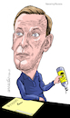 Cartoon: Alexei Navalny-Russia. (small) by Cartoonarcadio tagged navalny,russia,moscow,kremlin