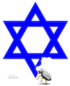 Cartoon: Antisemitism. (small) by Cartoonarcadio tagged israel middle east wars antisemitism