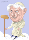 Cartoon: Benedict XVI (small) by Cartoonarcadio tagged benedict pope vatican germany religion