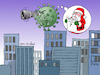 Cartoon: Christmas is close. (small) by Cartoonarcadio tagged crhistmas,virus,covid,19,health