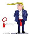 Cartoon: Donald Trump policies. (small) by Cartoonarcadio tagged trump us government white house foreign policy