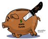 Cartoon: Economic terrorism. (small) by Cartoonarcadio tagged terror,economy,corruption,money,banks,panama,politicians