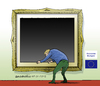 Cartoon: European economic realism. (small) by Cartoonarcadio tagged economy,euro,painting,crisis,europe,finances,budget