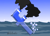 Cartoon: Facebook is sinking. (small) by Cartoonarcadio tagged facebook,data,information,internet,corruption,money