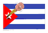 Cartoon: Freedom. (small) by Cartoonarcadio tagged cuba,communism,freedom,democracy,dictatorship