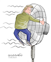 Cartoon: Ideas for the summer (small) by Cartoonarcadio tagged summer,sun,temperatures