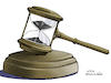 Cartoon: Justice and time. (small) by Cartoonarcadio tagged justice,crime,courts,people