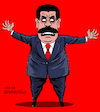 Cartoon: Maduro is going crazy. (small) by Cartoonarcadio tagged maduro,venezuela,socilaism,dictatorship