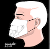 Cartoon: Masks forever. (small) by Cartoonarcadio tagged pandemic,masks,covid,19,vaccines