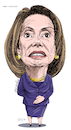 Cartoon: Nancy Pelosi-USA (small) by Cartoonarcadio tagged nancy pelosi usa trump america
