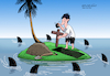 Cartoon: No possibilities. (small) by Cartoonarcadio tagged humor,island,cross,cartoon