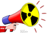 Cartoon: Nuclear Menace. (small) by Cartoonarcadio tagged russia nuclear weapons war putin