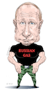 Cartoon: Putin...the strong man. (small) by Cartoonarcadio tagged putin gas europe russia