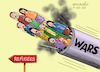 Cartoon: Refugees bomb. (small) by Cartoonarcadio tagged refugees,wars,conflicts